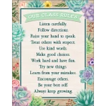 Afiche Rustic Bloom Our Class Rules (TCR7974)