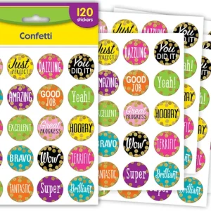 Calcomanías Confetti (TCR8191)