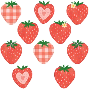 Distintivo grande Strawberry Patch (TCR8358)