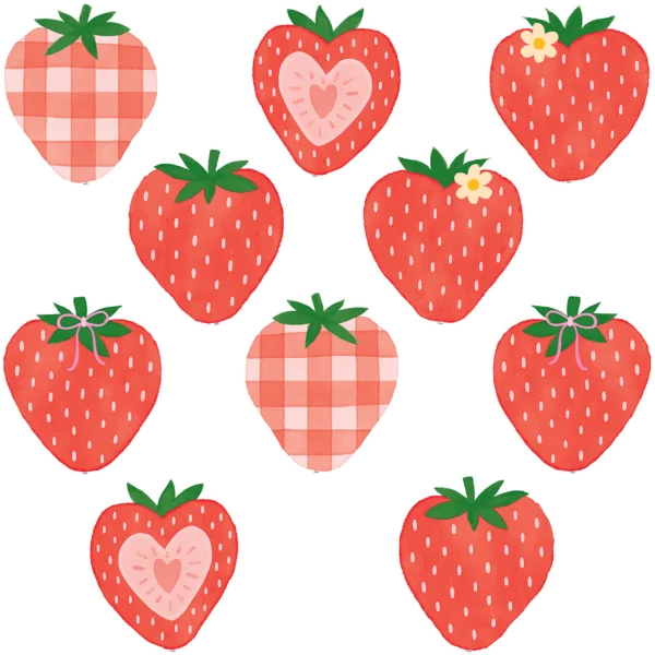 Distintivo grande Strawberry Patch (TCR8358)