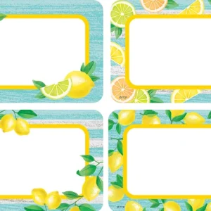 Distintivos adhesivos Lemon Zest (TCR8483)