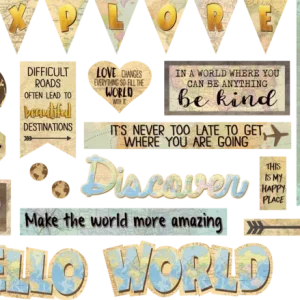 Mini Mural Travel the Map (TCR8624)