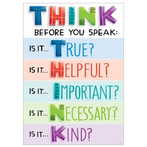 Afiche Think before you speak...(CTP8584)