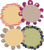 Distintivo pequeño flor