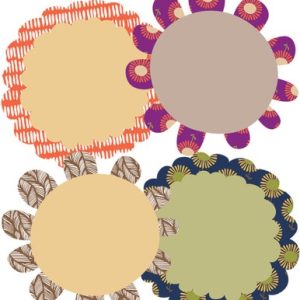 Distintivo pequeño flor