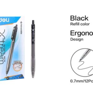 Lapicero retráctil en gel económico negro  (Q02120) Unidad