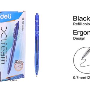 Lapicero retráctil en gel económico azul  (Q02130) Unidad