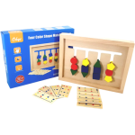 JUEGO DE MADERA COPIAR LA IMAGEN FORMAS GEOMÉTRICAS 29X22CM (DD1202)