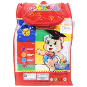 BLOCKS DE ENCASTRE ENORME X38 PIEZAS. 30X21X14CM (GP-DD1586