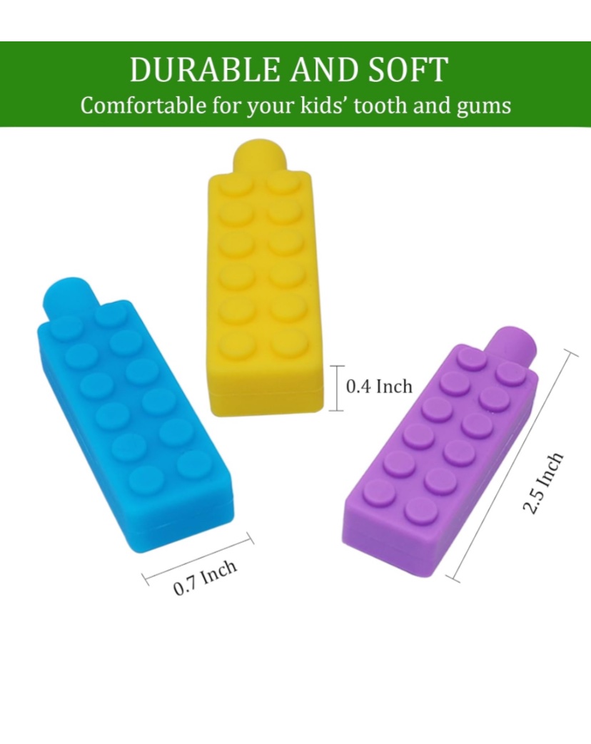 Mordedores forma de pieza Lego (X002P99KZL) - Image 2