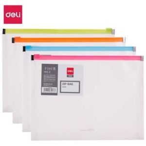 Sobre plastico media Carta con
ziper