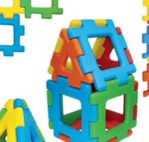 Triángulos y cuadrados con 15 piezas de 17 a 20cm (LU2127)