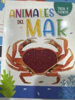 Libro de texturas ¡Vamos! Toca y siente animales del mar