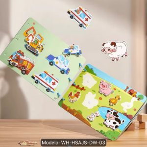 Libro de pegatinas interactivo