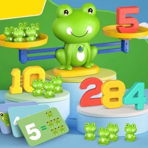 Juego de conteo de equilibrio de rana