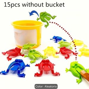 15 piezas de mini ranas saltarinas
