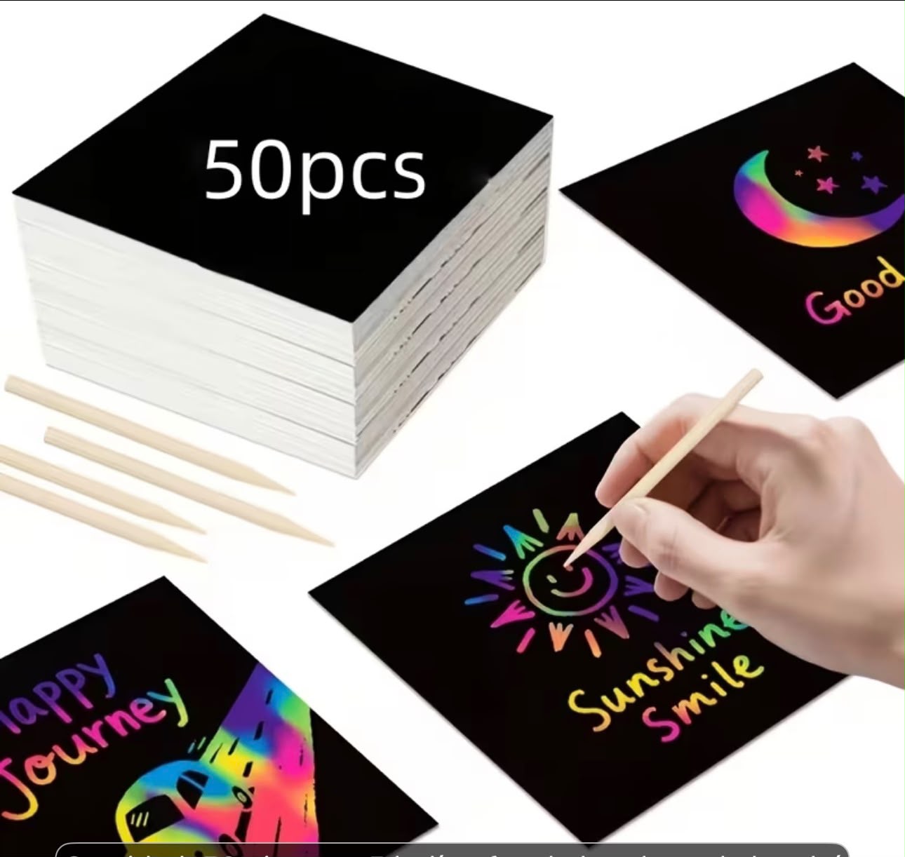 50 piezas de papel mágico para racar