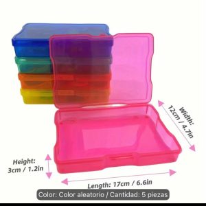 Caja de almacenamiento multifuncional colorida