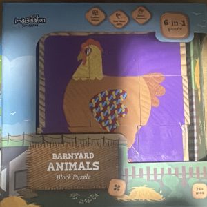 ROMPECABEZAS Cubos Barnyard animales